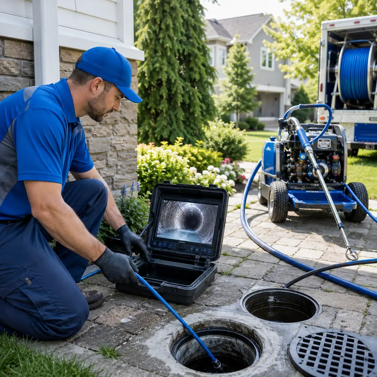 Outdoor drain cleaning professionals serving Prospect, OH